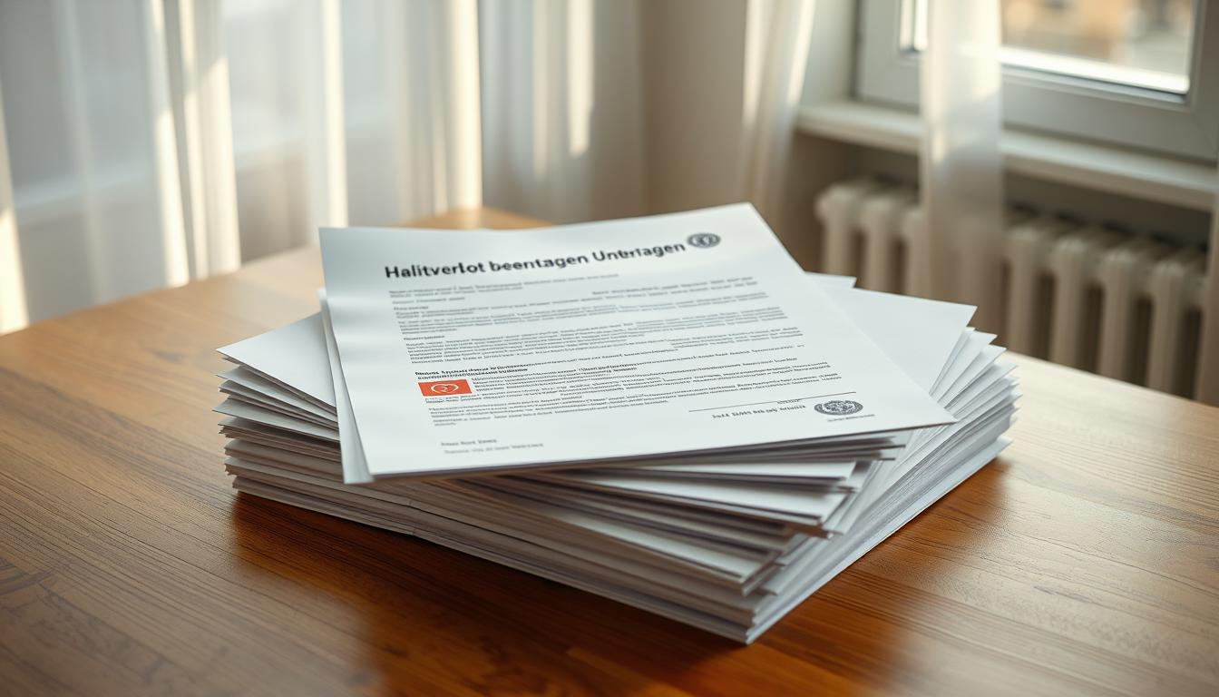 Halteverbot beantragen Unterlagen