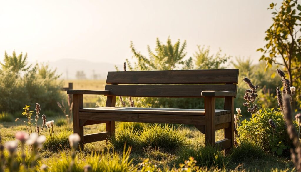 Gartenbank selber bauen