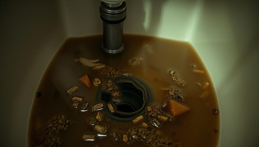 Küchenabfluss verstopft