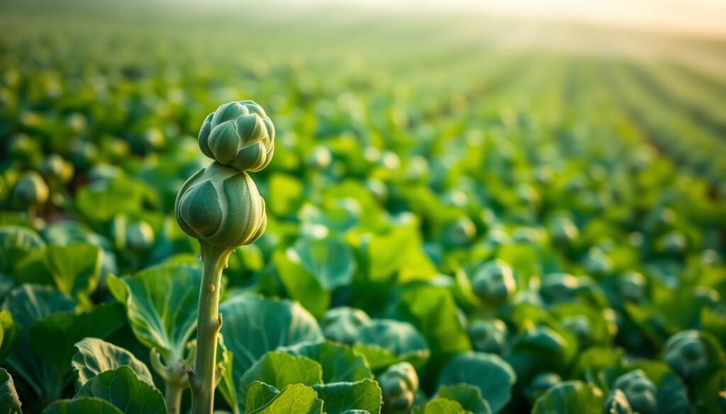 Rosenkohl Pflanze