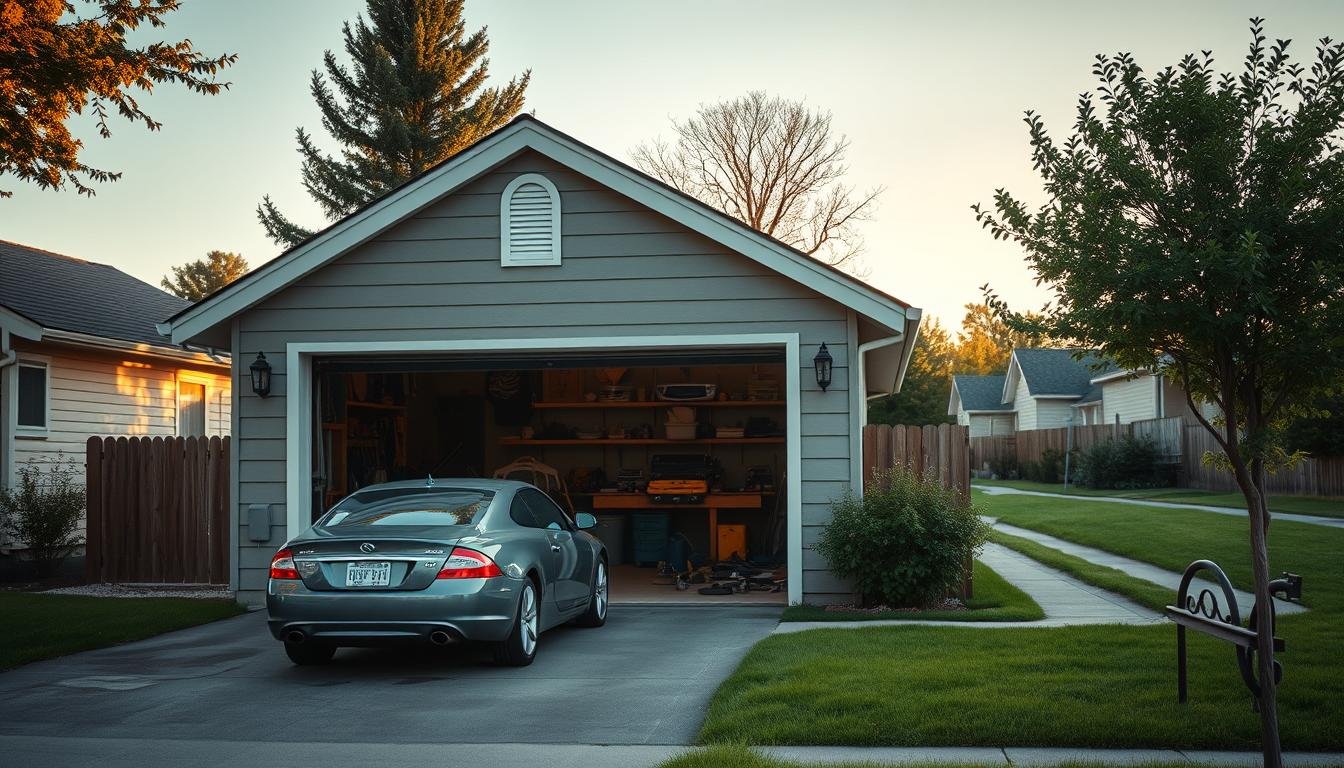 nachbar nutzt garage als werkstatt
