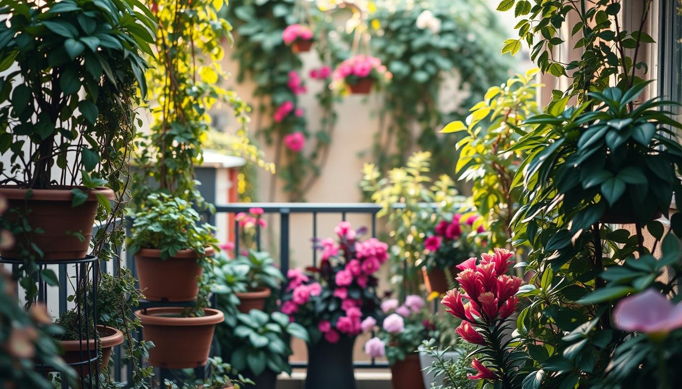 balkon ideen mit pflanzen