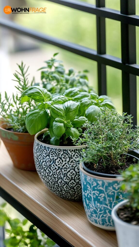 Kräutergarten Balkon
