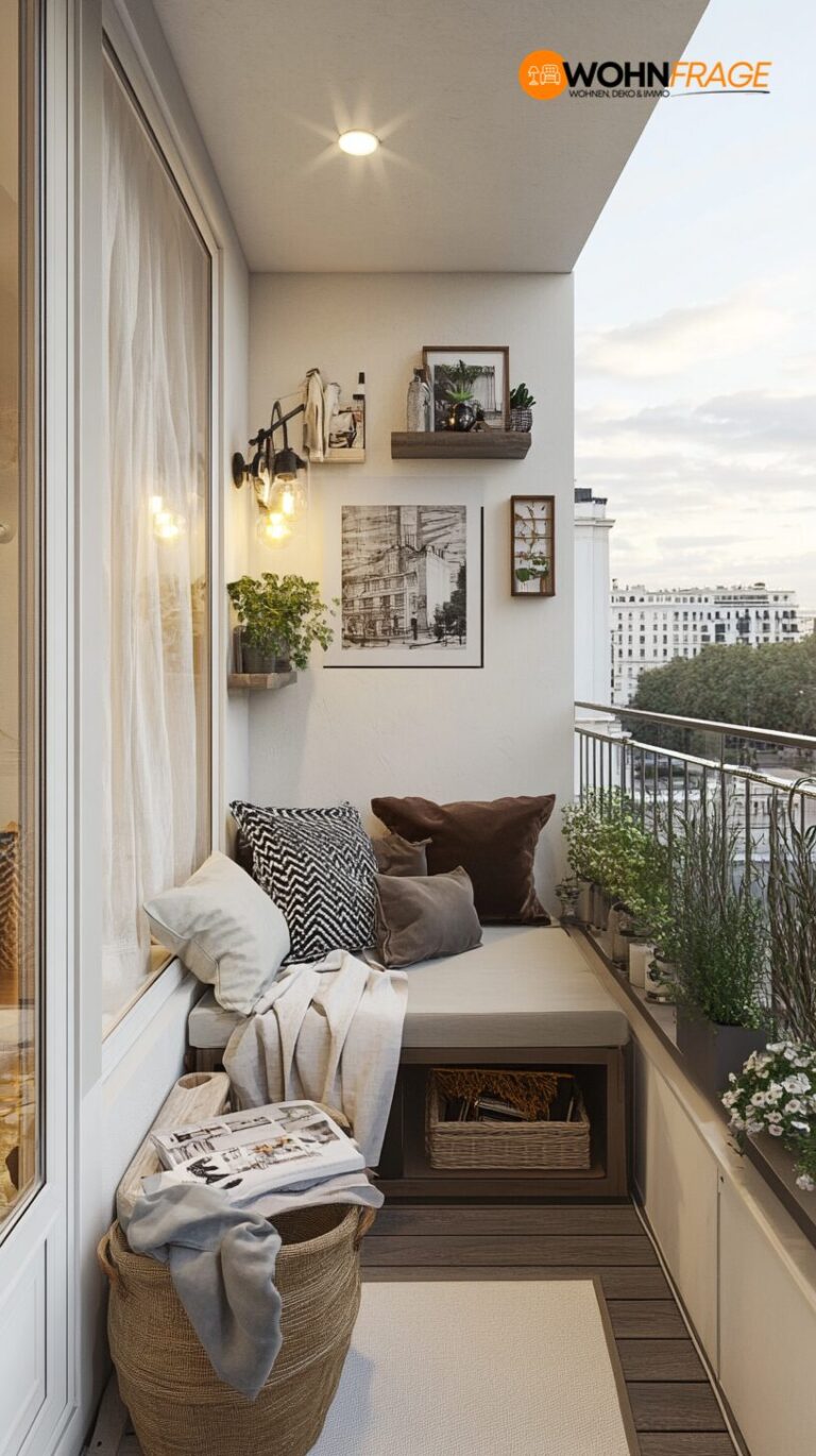 Dekoration kleiner Balkon mit Stil – wohnfrage.de