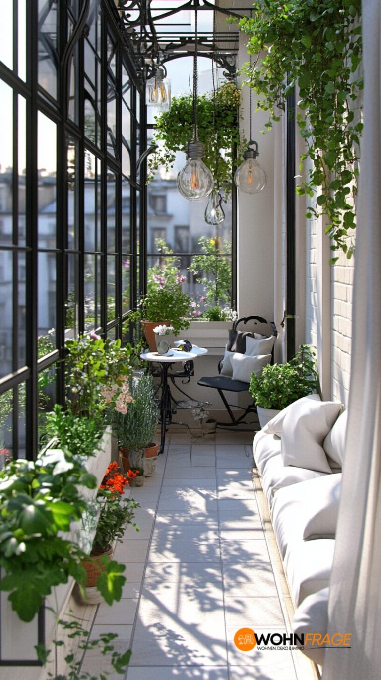 Dekoration kleiner Balkon mit Stil – wohnfrage.de