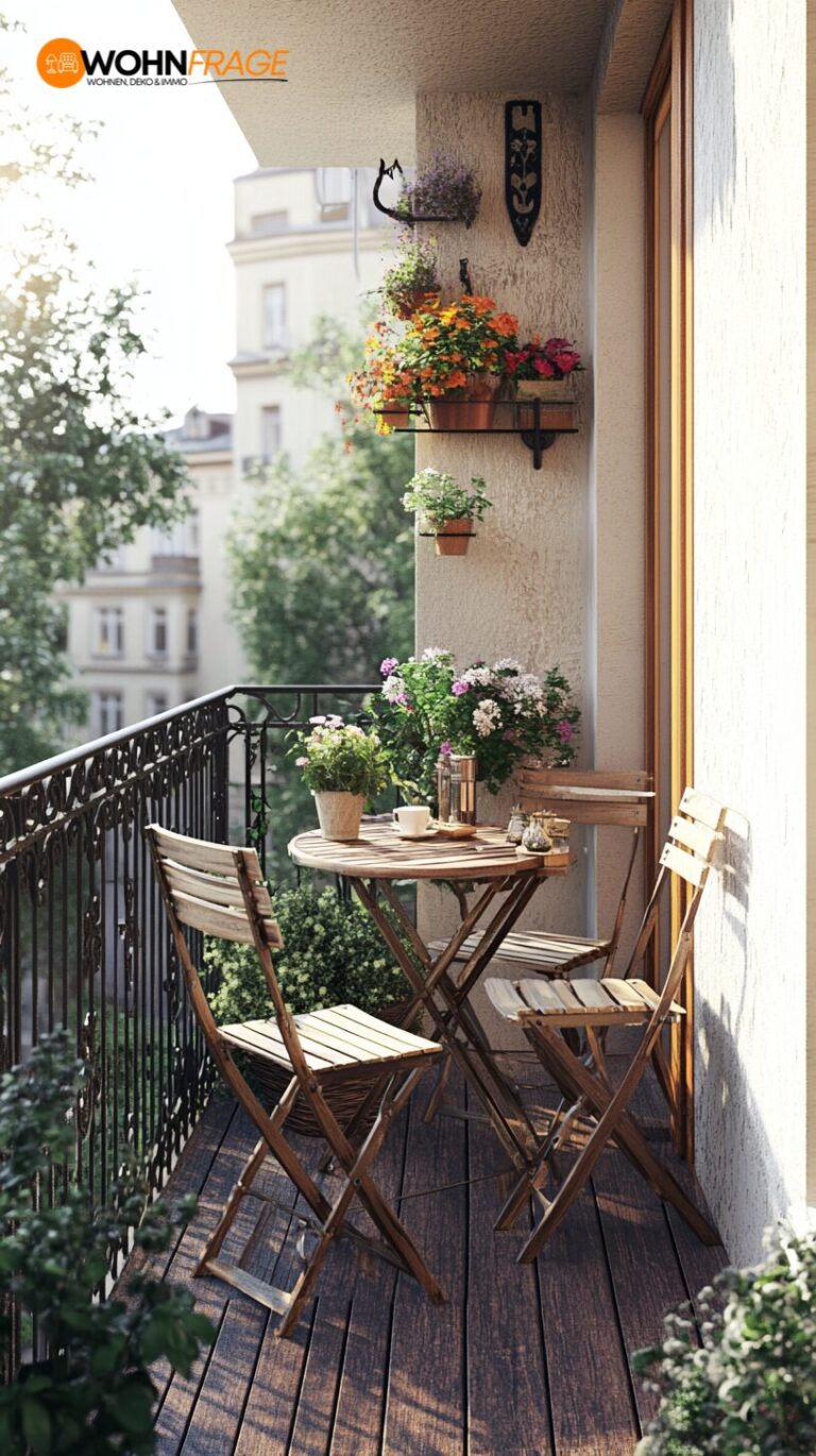 13 Balkon Ideen für kleine Sitzecken & Lounge Bereiche – wohnfrage.de