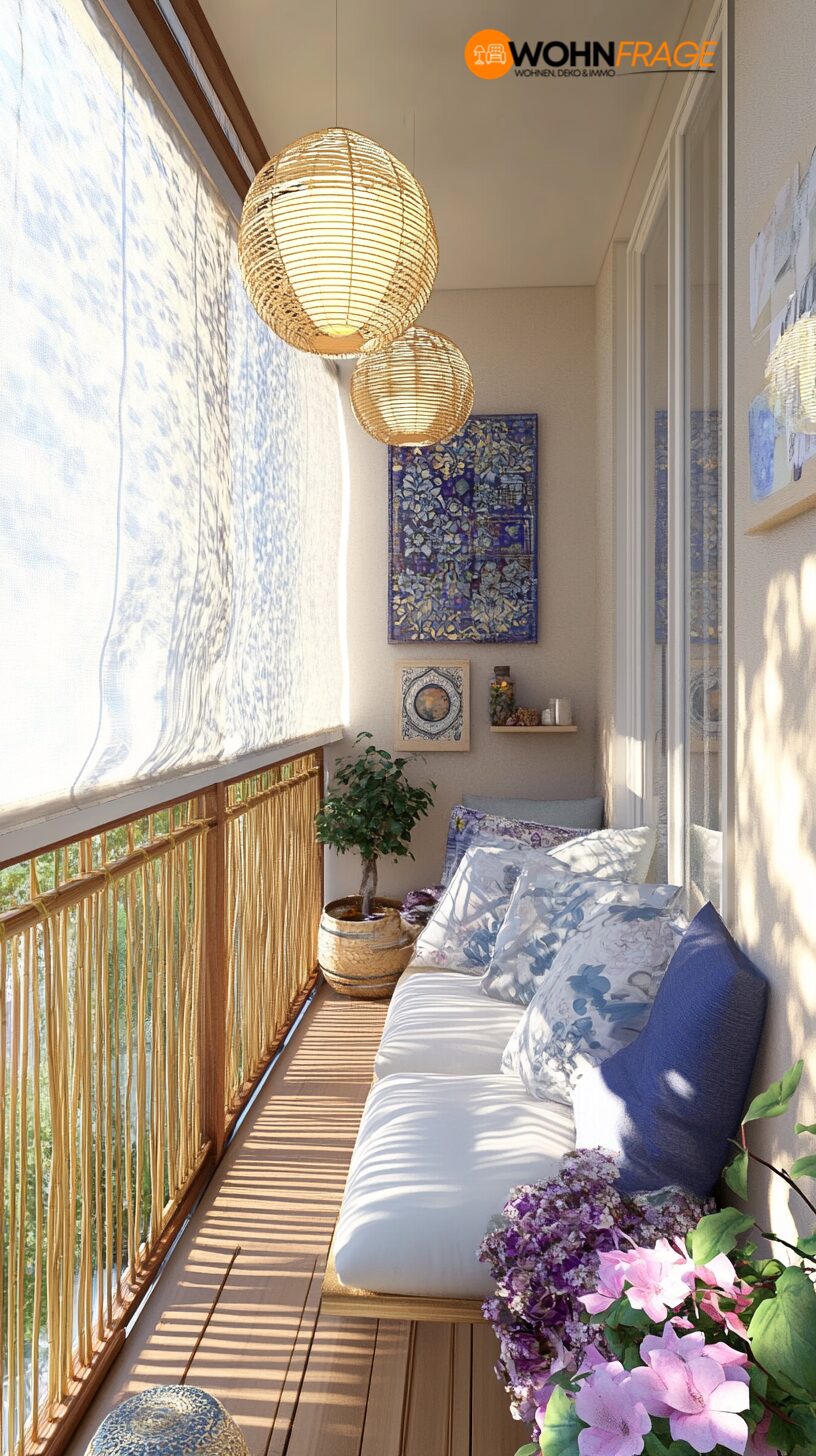 Spannende Balkon Schmal Lang Bild