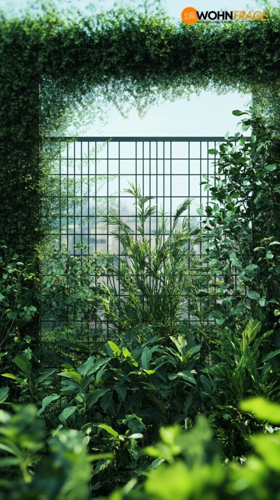 Grüner Sichtschutz Balkon