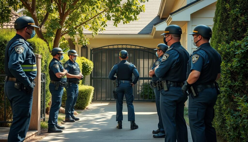 Hausrecht durchsetzen mit Polizeiunterstützung