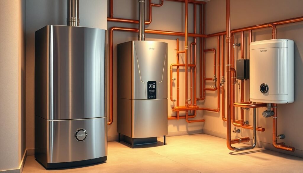 Moderne Heizungssysteme und Warmwasserversorgung