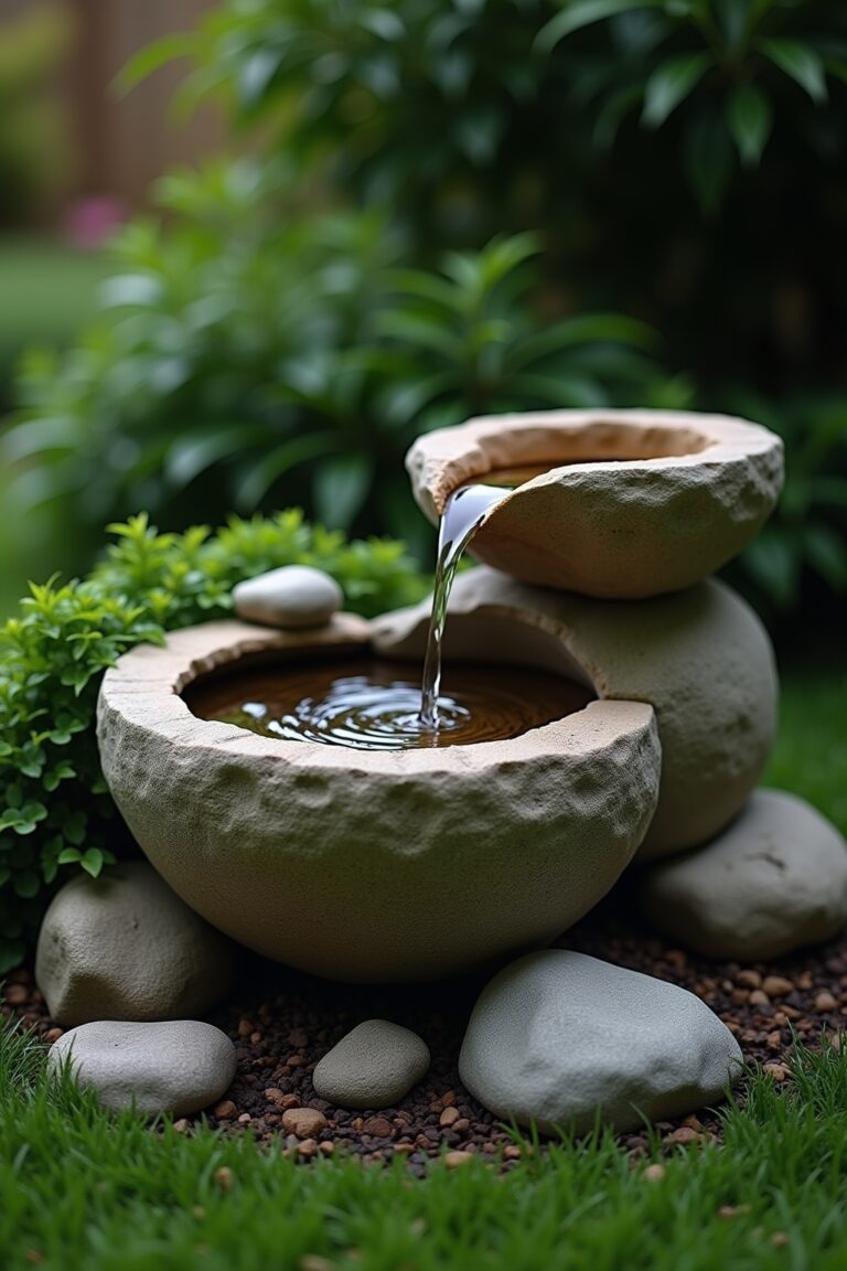 Verwunderlich Wasserbrunnen Fr Garten Bilder