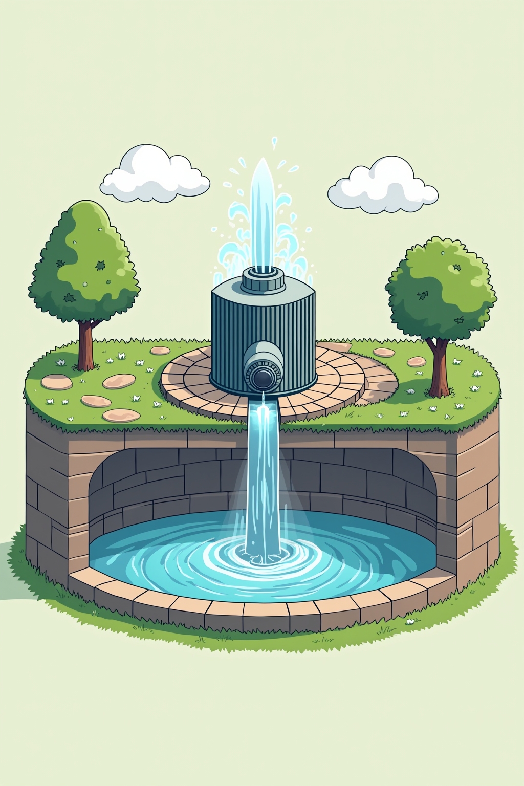 DIY Wasserbrunnen-Outline-6