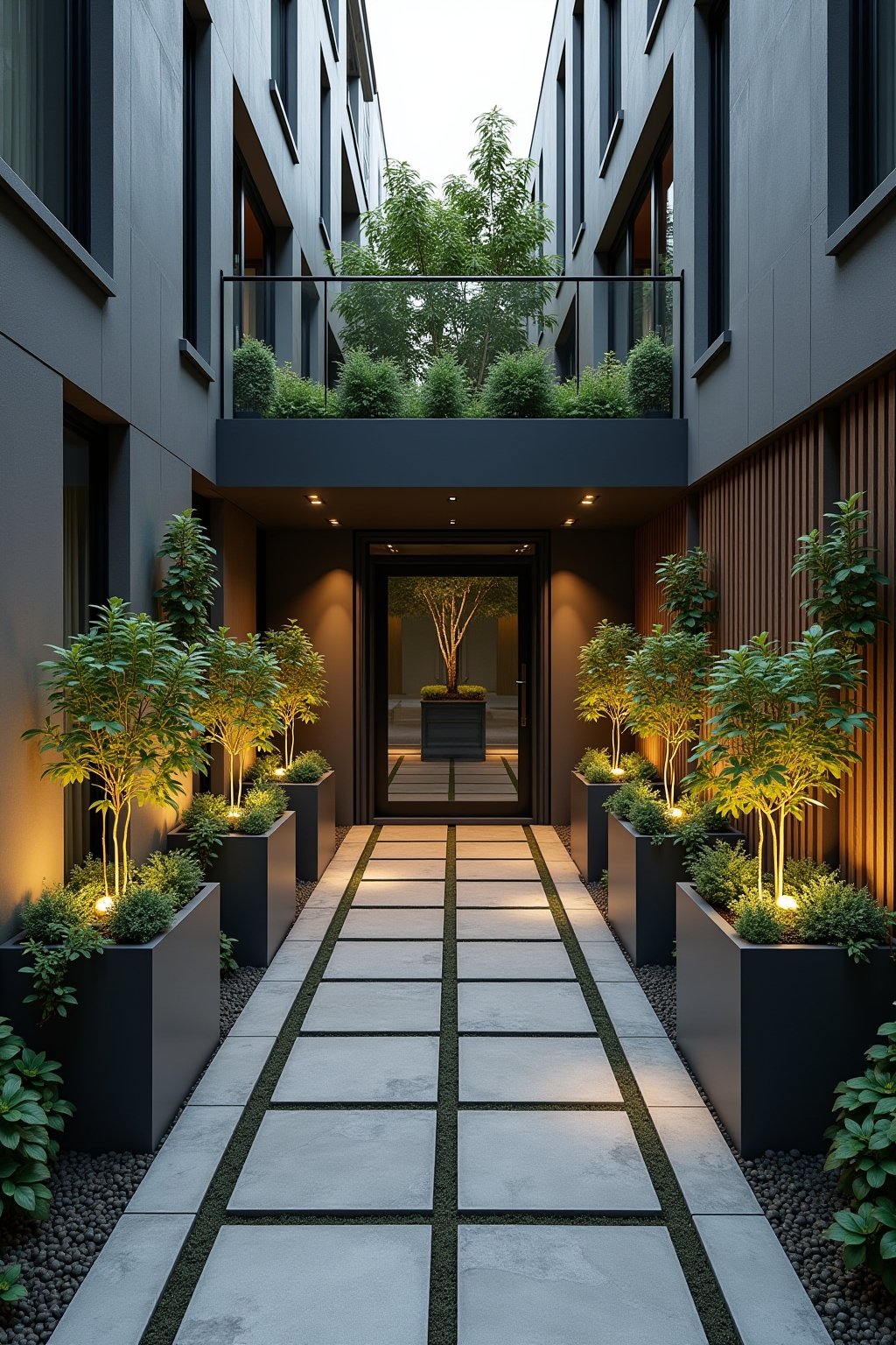 Vorgarten modern-Outline-7