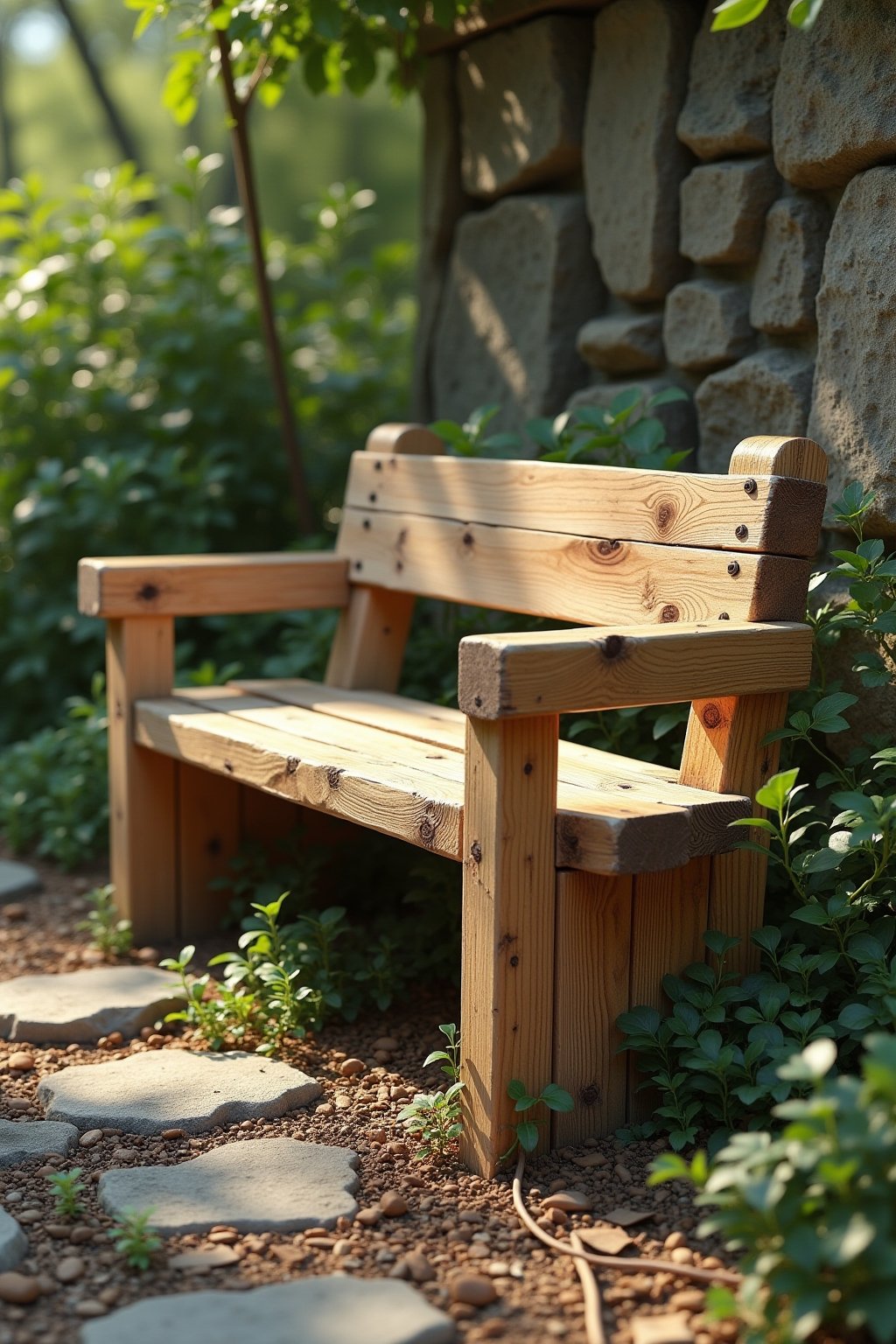 gartenbank diy-Outline-3