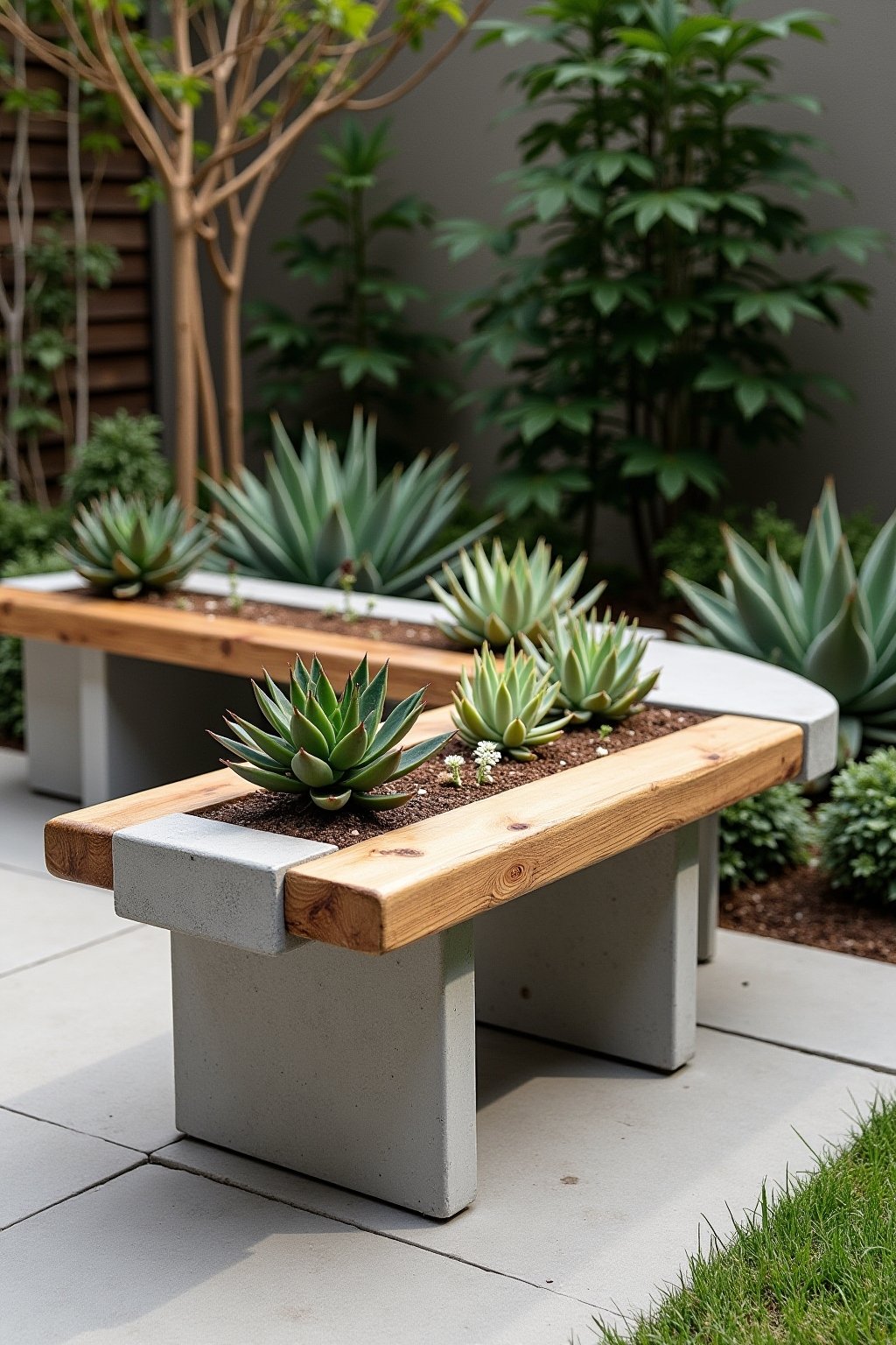 gartenbank diy-Outline-5