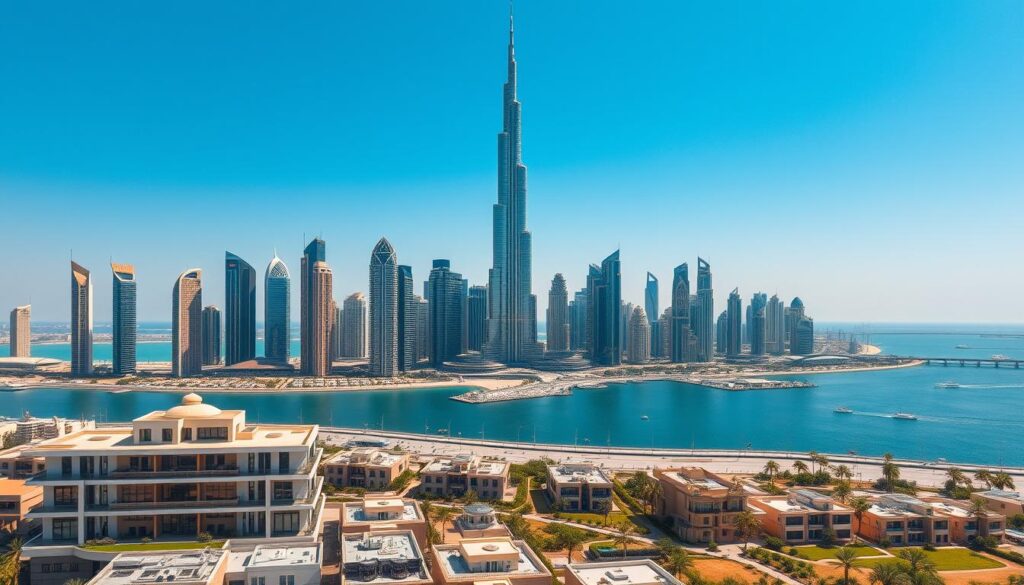 Dubai Immobilienmarkt Skyline