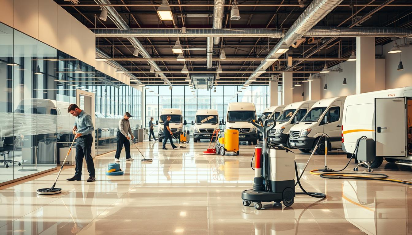 Moderne Reinigungsleistungen für Unternehmen