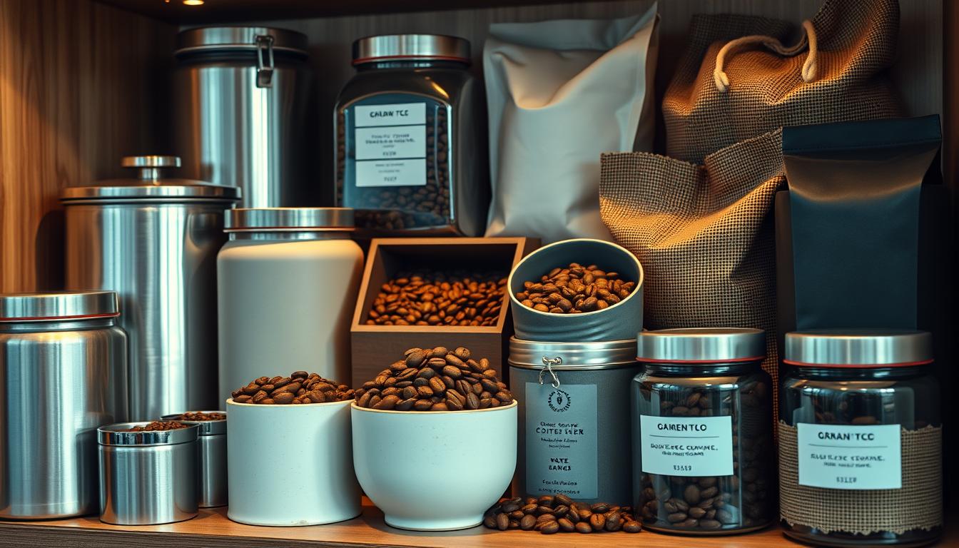 Kaffeelagerung mit Aromaschutz