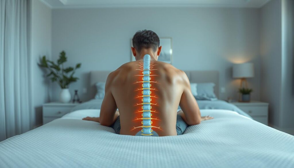 Optimale Schlafqualität durch richtige Wirbelsäulenunterstützung