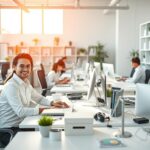 Sauberkeit am Arbeitsplatz und positive Arbeitsatmosphäre