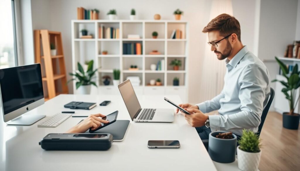 Mobile Kassenlösungen für Selbstständige im Einsatz
