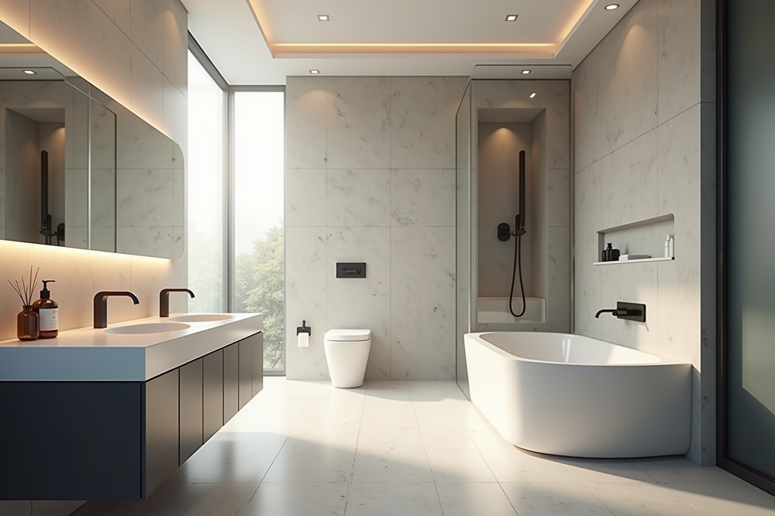 Moderne Badbau-Trends für kleine Wohnräume 2025