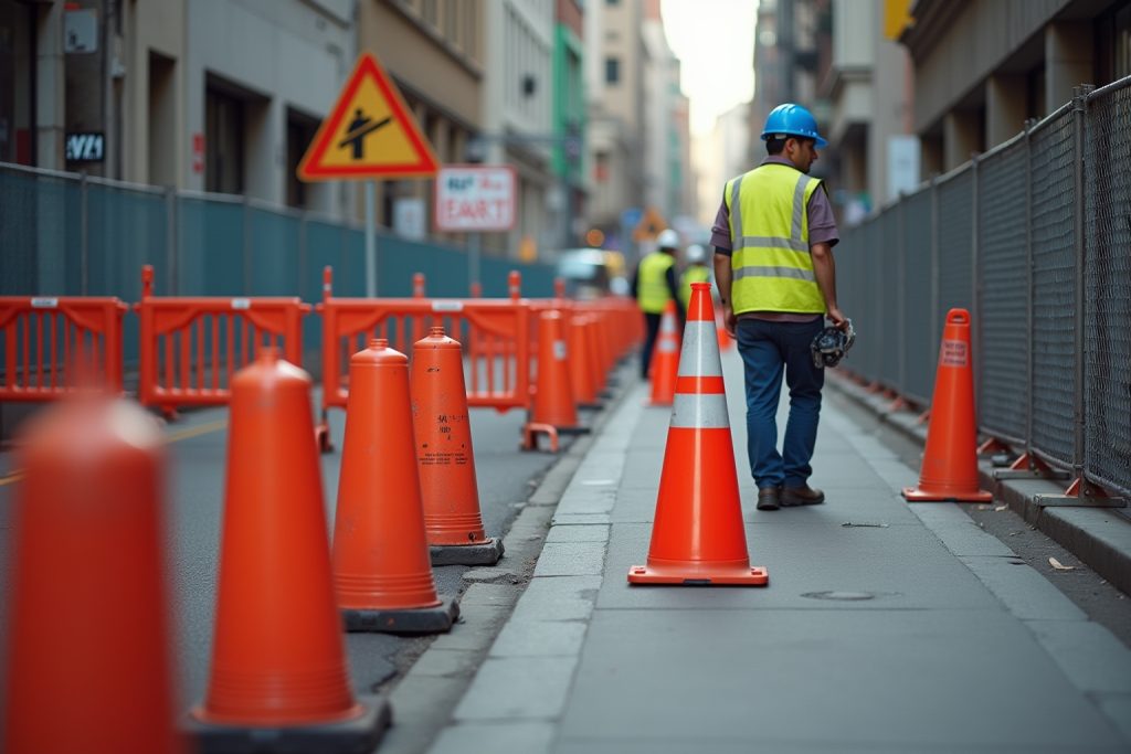 Baustellen sicher absperren: So geht's richtig