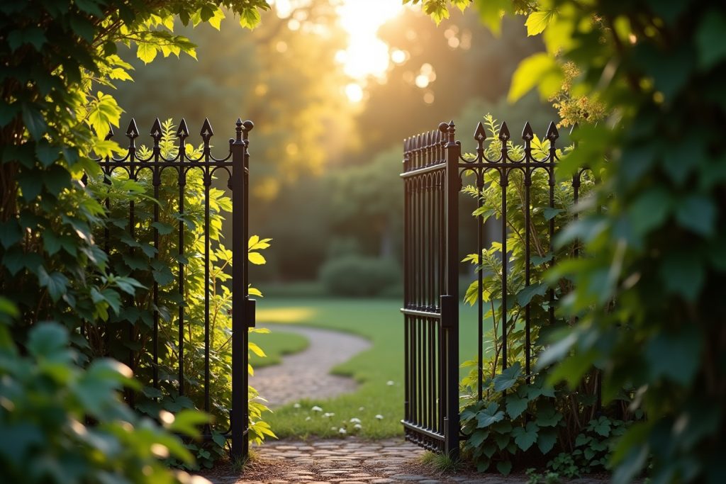 Gitter im Garten: Sicherheit und Gestaltung