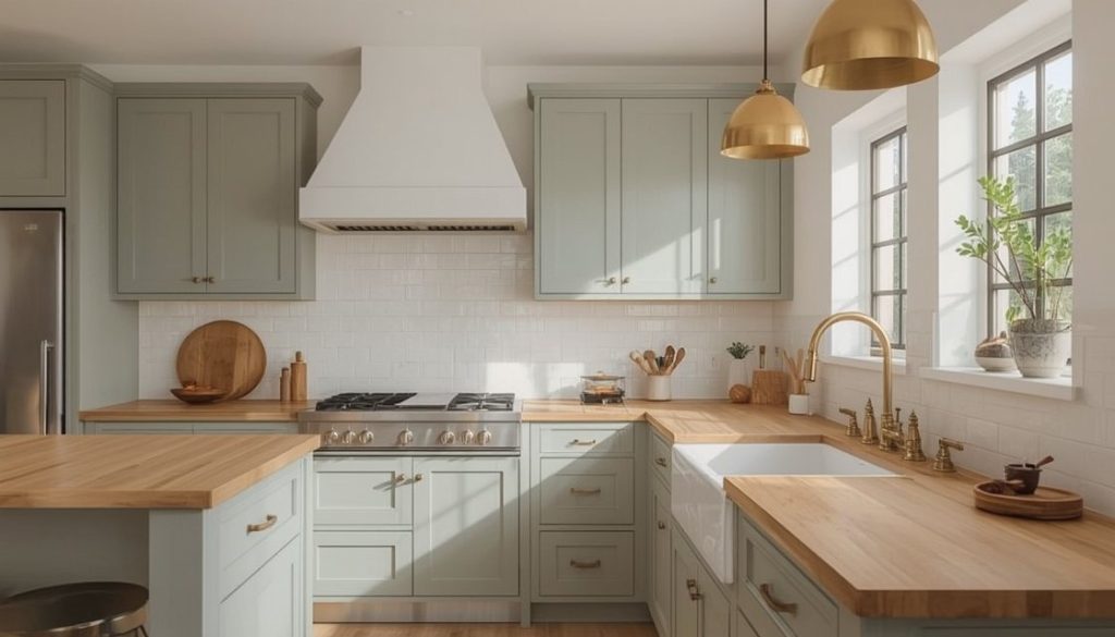 Landhausküche modern: Stil trifft Wohnlichkeit