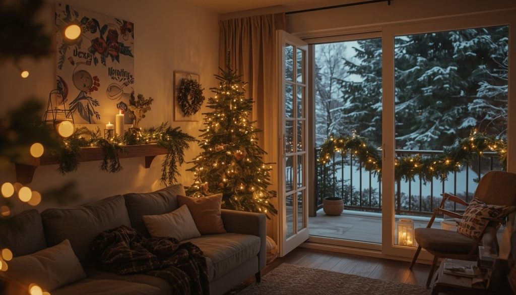 Weihnachtsdeko 2026: Balkon & Wohnzimmer ohne Chaos